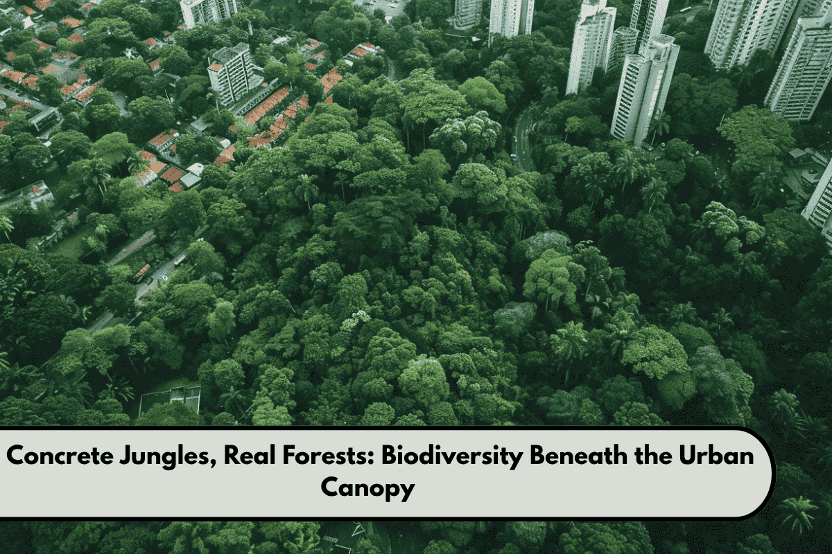 Concrete Jungles, Real Forests Biodiversity Beneath the Urban Canopy