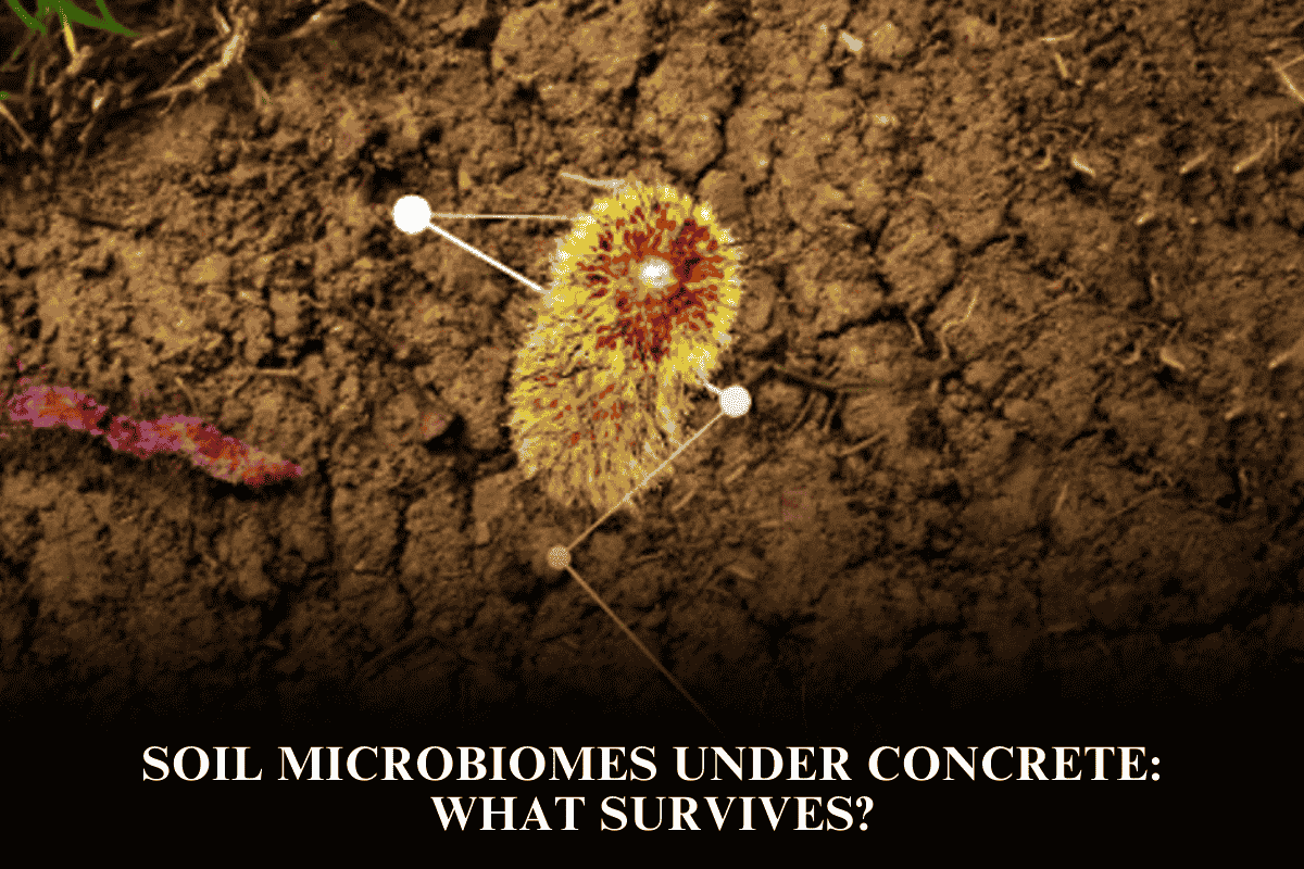 Soil Microbiomes Under Concrete What Survives